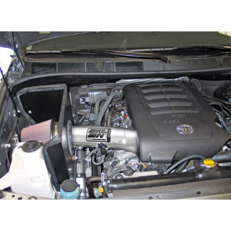 K&N 10-11 Toyota Tundra/Sequoia 4.6L V8 High Flow Performance Intake-Cold Air Intakes-Deviate Dezigns (DV8DZ9)