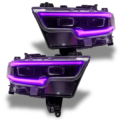 Oracle 19-21 RAM 1500 Projector LED Headlight DRL Kit - RGBW+A w/ BC1 Controller SEE WARRANTY-Headlights-Deviate Dezigns (DV8DZ9)