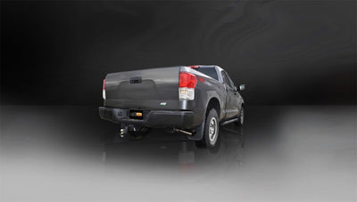 Corsa 2011-2021 -14 Toyota Tundra Double Cab/Crew Max 5.7L V8 Polished Sport Cat-Back Exhaust-Catback-Deviate Dezigns (DV8DZ9)