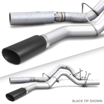 Banks Power 17+ GM Duramax L5P 2500/3500 Monster Exhaust System - SS Single Exhaust w/ Black Tip-Catback-Deviate Dezigns (DV8DZ9)