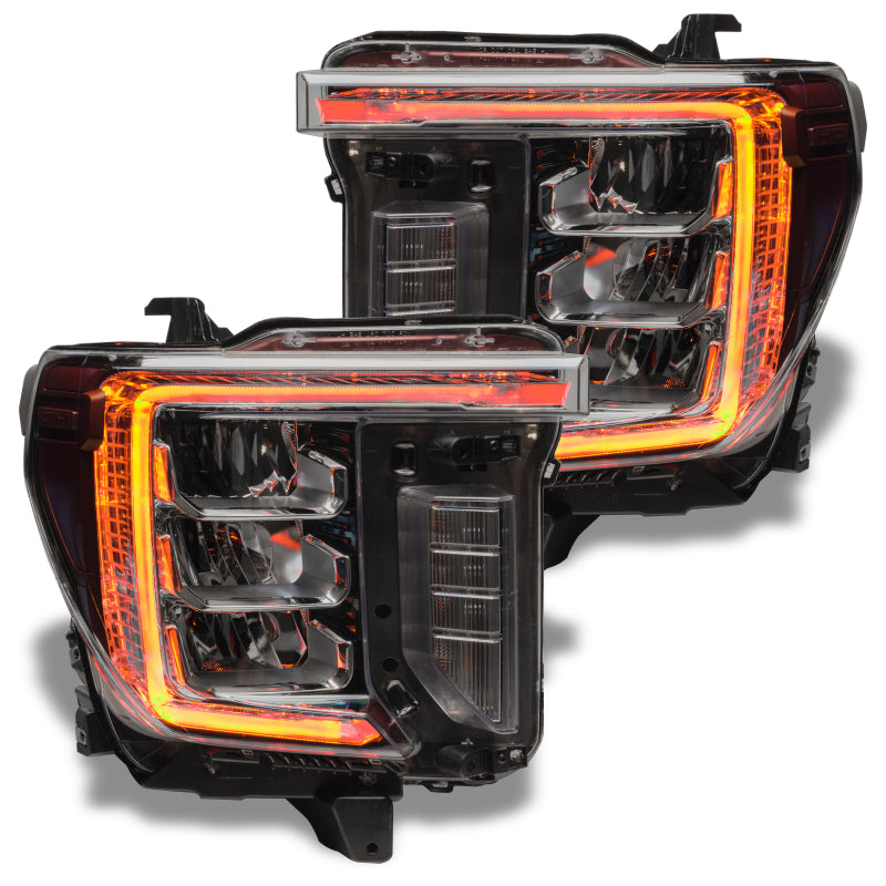 Oracle 20-21 GMC Sierra 2500/3500 HD RGB+W Headlight DRL Kit - ColorSHIFT w/o Cntrl SEE WARRANTY-Headlights-Deviate Dezigns (DV8DZ9)