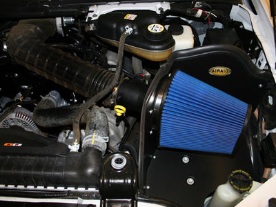 Airaid 05-07 Ford F-250/350 6.8L V-10 CAD Intake System w/o Tube (Dry / Blue Media)-Cold Air Intakes-Deviate Dezigns (DV8DZ9)