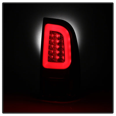 Spyder 08-16 Ford Super Duty F-250 V3 Light Bar LED Tail Lights - Red Clear (ALT-YD-FS07V3-LBLED-RC)-Tail Lights-Deviate Dezigns (DV8DZ9)