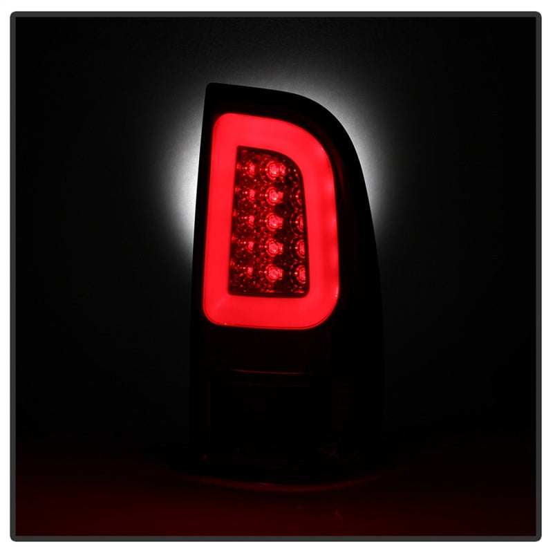 Spyder 97-03 Ford F150 Stylsd. F250 V3 Light Bar LED Tail Lights - Red/Clr ALT-YD-FF15097V3-LBLED-RC-Tail Lights-Deviate Dezigns (DV8DZ9)