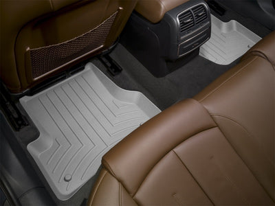 WeatherTech 05-13 Toyota Tacoma Double Cab Rear FloorLiner - Grey-Floor Mats - Rubber-Deviate Dezigns (DV8DZ9)