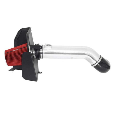Spectre 09-12 GM Truck V8-4.8/5.3/6.0L F/I Air Intake Kit - Polished w/Red Filter-Cold Air Intakes-Deviate Dezigns (DV8DZ9)