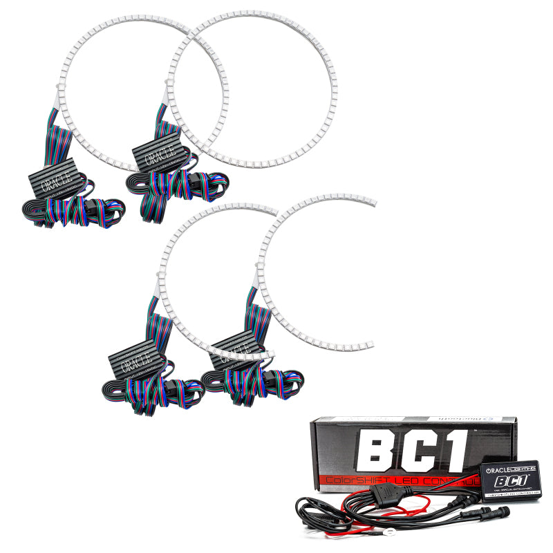 Oracle Dodge Dakota 05-07 Halo Kit - ColorSHIFT w/ BC1 Controller SEE WARRANTY-Headlights-Deviate Dezigns (DV8DZ9)