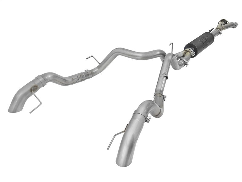 aFe MACH Force-Xp Cat-Back Exhaust w/Dual Hi-Tuck Tips 17-18 Ford F-150 Raptor V6-3.5L (tt)-Catback-Deviate Dezigns (DV8DZ9)