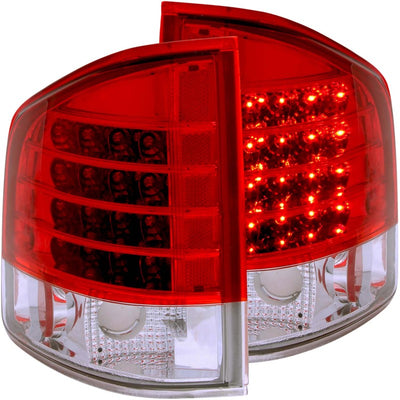 ANZO 1995-2005 Chevrolet S-10 LED Taillights Red/Clear-Tail Lights-Deviate Dezigns (DV8DZ9)