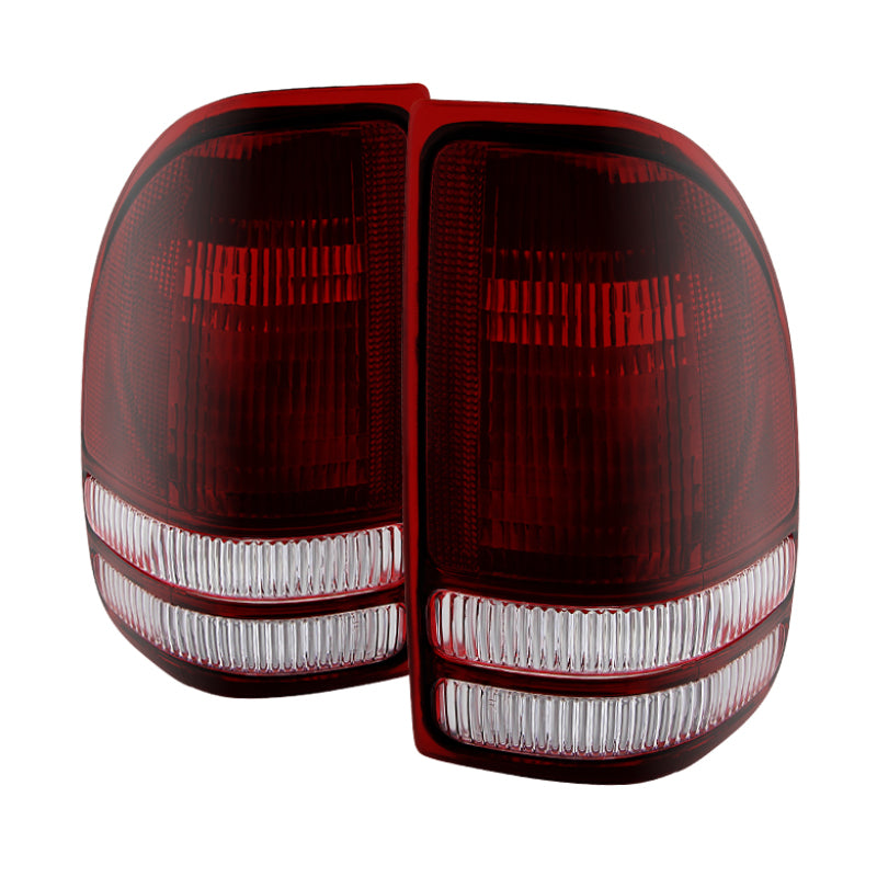 Xtune Dodge Dakota 1997-2004 OEM Style Tail Lights -Red Smoked ALT-JH-DDAK97-OE-RSM-Tail Lights-Deviate Dezigns (DV8DZ9)