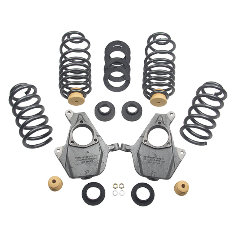 Belltech - Front And Rear Complete Kit Without Shocks | 14-17 GM SUV w/o Magnetic Ride | 2"-4" F / 4" R-Lowering Kits-Deviate Dezigns (DV8DZ9)