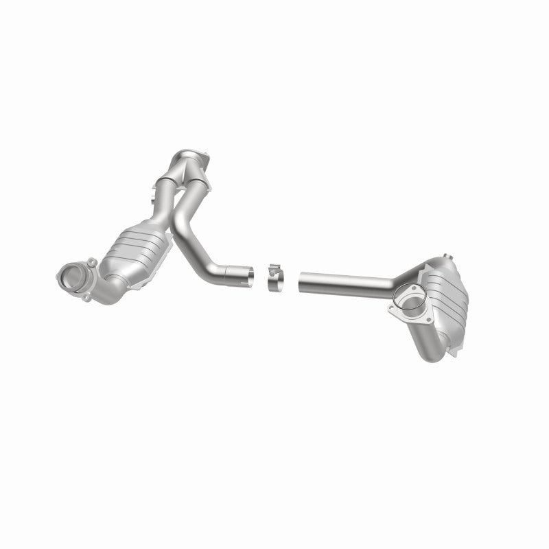 MagnaFlow Conv DF 02-06 Cadillac Escalade / 02-06 Chevy Avalanche 5.3L Dual Conv Y-Pipe Assembly 2WD-Catalytic Converter Direct Fit-Deviate Dezigns (DV8DZ9)