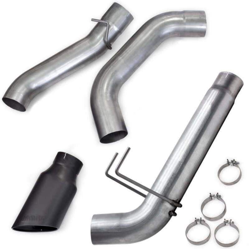 Banks Power 19-23 Dodge Ram Mega Cab 6.7L Cummins Monster Exhaust - SS Single Exhaust w/ Black Tip-Catback-Deviate Dezigns (DV8DZ9)