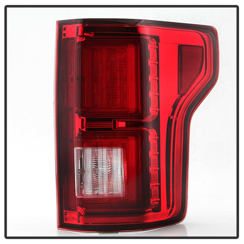 Spyder 18-19 Ford F-150 (w/o Blind Spot Sensor) LED Tail Lights - Red Clear (ALT-YD-FF15018-LED-RC)-Tail Lights-Deviate Dezigns (DV8DZ9)