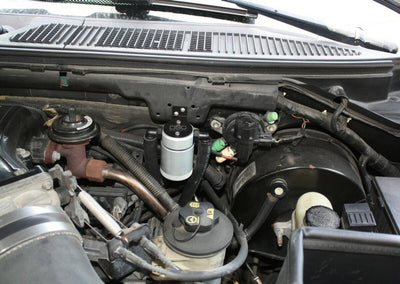 J&L 99-04 Ford Lightning Driver Side Oil Separator 3.0 - Clear Anodized-Oil Separators-Deviate Dezigns (DV8DZ9)