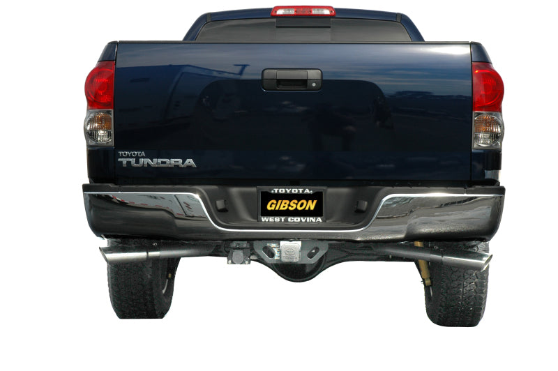 Gibson 14-19 Toyota Tundra SR 4.6L 2.5in Cat-Back Dual Extreme Exhaust - Stainless-Catback-Deviate Dezigns (DV8DZ9)