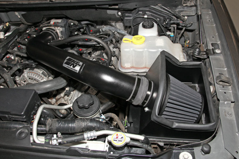 K&N 11-12 Ford F150 6.2L V8 Performance Intake Kit-Cold Air Intakes-Deviate Dezigns (DV8DZ9)