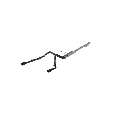 MBRP 09-14 Dodge Ram 1500 5.7L Cat-Back Dual Split Rear (Through Stock Bumper) AL - Black-Catback-Deviate Dezigns (DV8DZ9)