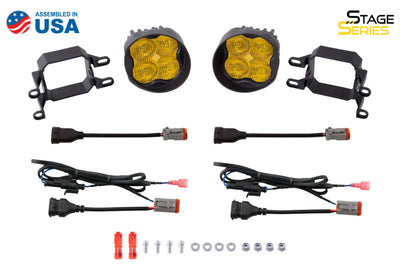 Diode Dynamics SS3 Max Type B Kit ABL - White SAE Fog-Light Accessories and Wiring-Deviate Dezigns (DV8DZ9)
