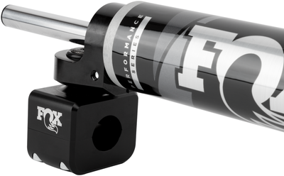 Fox 08-16 Ford Superduty 2.0 Performance Series 8.2in. TS Stabilizer Bottom Axle Mount 1 1/8in Shaft-Steering Stabilizer-Deviate Dezigns (DV8DZ9)