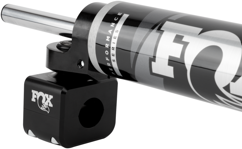 Fox 08-16 Ford Superduty 2.0 Performance Series 8.2in. TS Stabilizer Bottom Axle Mount 1 1/8in Shaft-Steering Stabilizer-Deviate Dezigns (DV8DZ9)