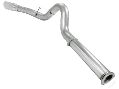 aFe Atlas 5in DPF-Back Aluminized Steel Exh Sys, Ford Diesel Trucks 11-14 v8-6.7L (td) Polished tip-DPF Back-Deviate Dezigns (DV8DZ9)