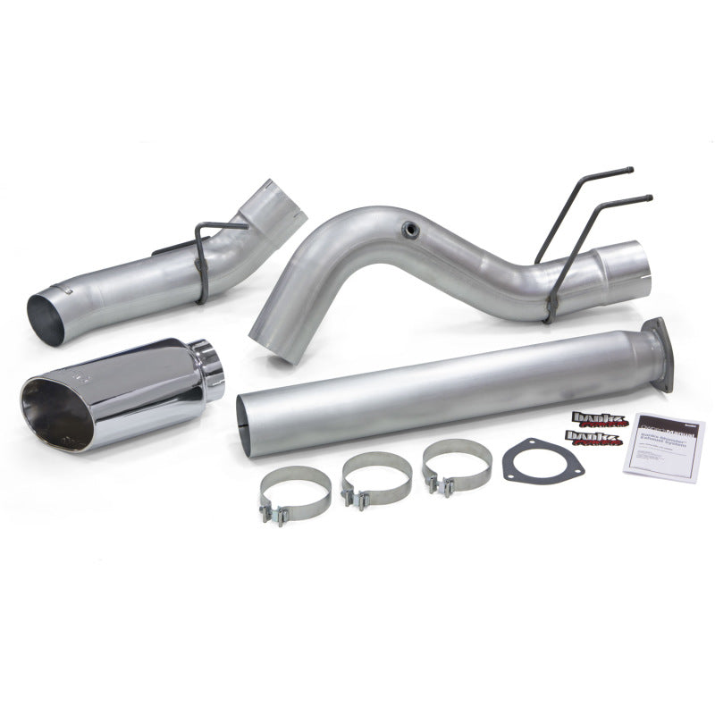 Banks Power 2017 Ford 6.7L 5in Monster Exhaust System - Single Exhaust w/ Chrome Tip-Catback-Deviate Dezigns (DV8DZ9)