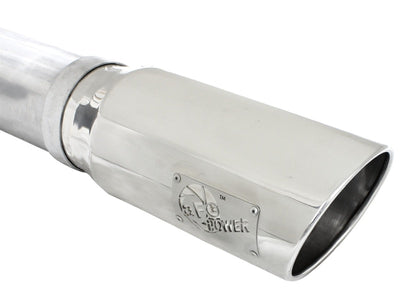 aFe Atlas 5in DPF-Back Aluminized Steel Exh Dodge RAM Diesel 13-14 6.7L (td) Mega Cab w/Polished Tip-DPF Back-Deviate Dezigns (DV8DZ9)