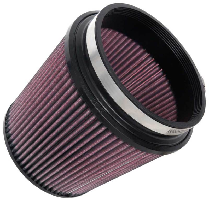 K&N Universal Tapered Filter 6in Flange ID x 7.5in Base OD x 5.875in Top OD x 6.5in Height-Air Filters - Universal Fit-Deviate Dezigns (DV8DZ9)