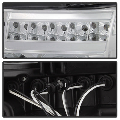 Spyder Toyota Tundra 07-13 Projector Headlights LED Halo LED Chrm PRO-YD-TTU07-HL-C-Headlights-Deviate Dezigns (DV8DZ9)