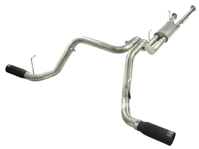 aFe MACHForce XP 2-1/2in to 3in 409 SS Cat-Back Exhaust w/ Black Tips 10-17 Toyota Tundra V8 5.7L-Catback-Deviate Dezigns (DV8DZ9)