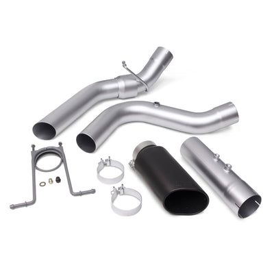 Banks Power 17+ GM Duramax L5P 2500/3500 Monster Exhaust System - SS Single Exhaust w/ Black Tip-Catback-Deviate Dezigns (DV8DZ9)