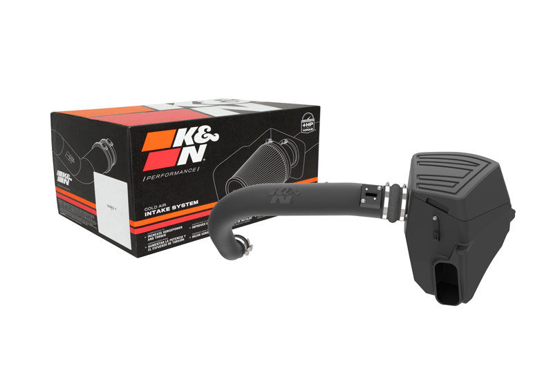 K&N 19-20 Chevrolet 1500 2.7L L4 F/I Aircharger Performance Intake System-Cold Air Intakes-Deviate Dezigns (DV8DZ9)