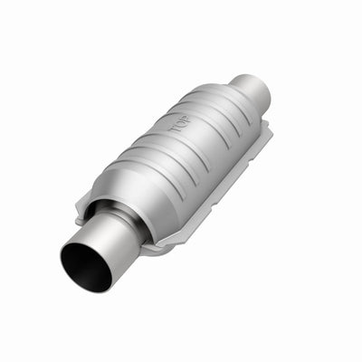 MagnaFlow Catalytic Converter 2 in Inlet 2 in Outlet 11 in Length SS-Catalytic Converter Universal-Deviate Dezigns (DV8DZ9)