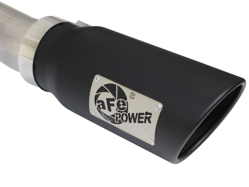 aFe MACHForce XP Exhaust 3in-3.5in SS Single Side Ext CB w/ Black Tip 99-04 Ford F150 V8 5.4L/6.8L-Catback-Deviate Dezigns (DV8DZ9)