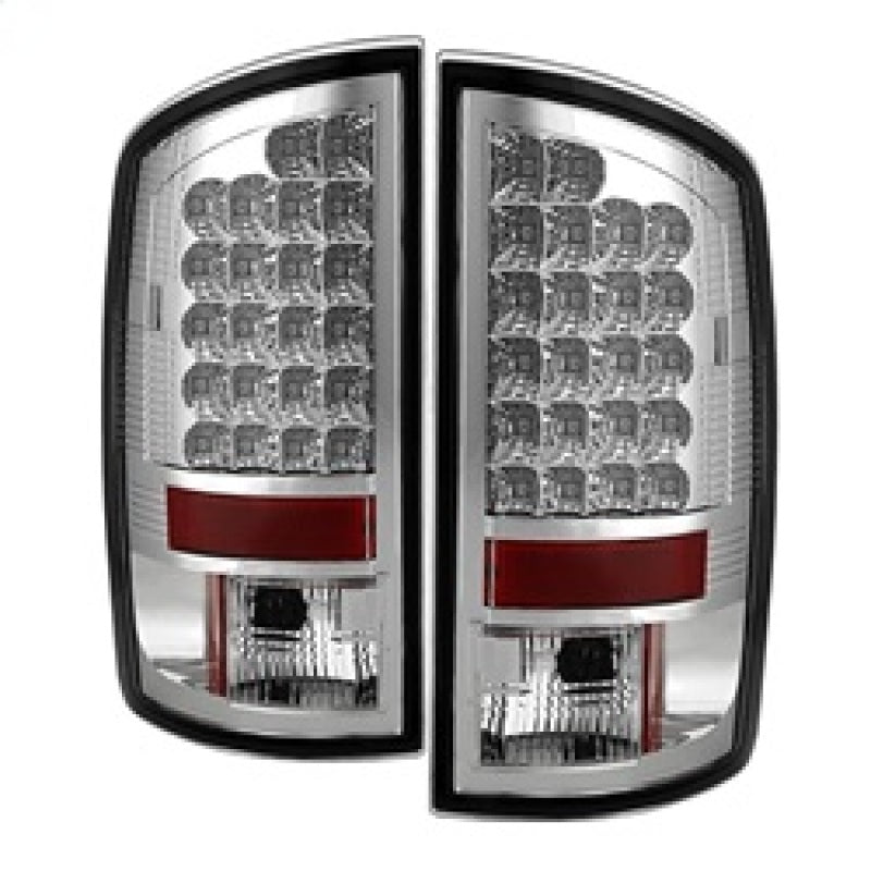 Spyder Dodge Ram 07-08 1500/Ram 07-09 2500/3500 LED Tail Lights Chrome ALT-YD-DRAM06-LED-C-Tail Lights-Deviate Dezigns (DV8DZ9)