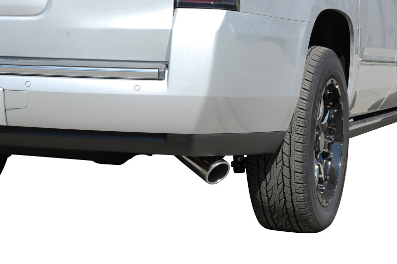 Gibson 15-19 Cadillac Escalade Base 6.2L 3.5in Cat-Back Single Exhaust - Stainless-Catback-Deviate Dezigns (DV8DZ9)