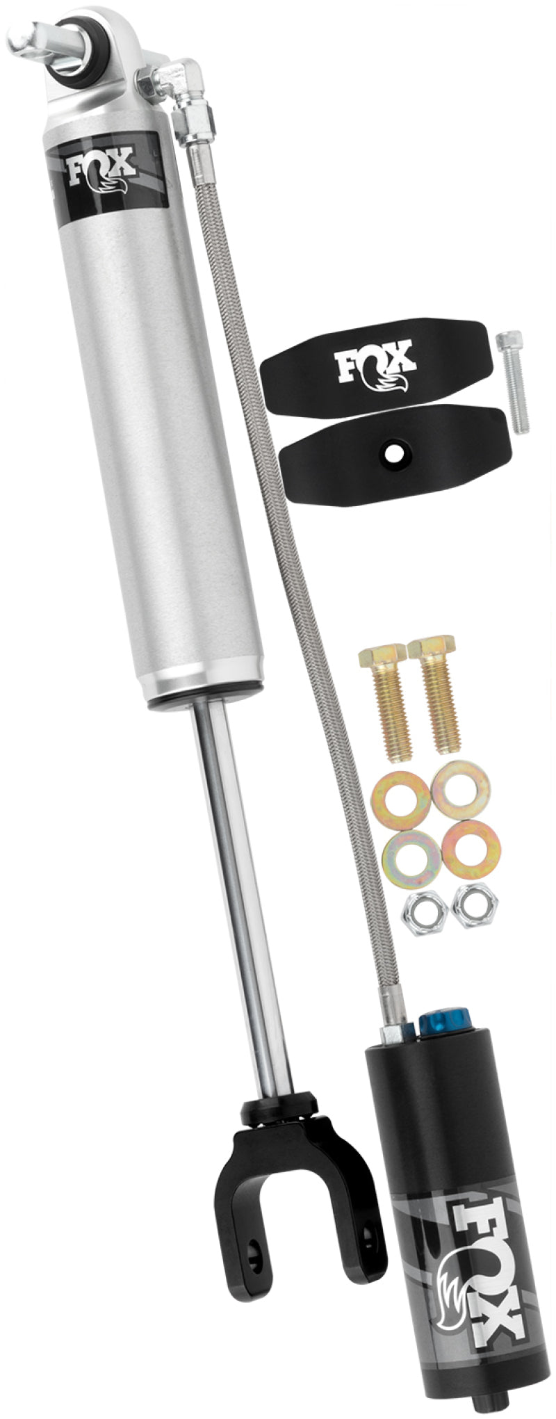 Fox 2011+ Chevrolet HD 2.0 Perf Series 7.1in Smooth Body IFP Front Shock / 1.5-3.5in Lift / LSC Adj-Shocks and Struts-Deviate Dezigns (DV8DZ9)