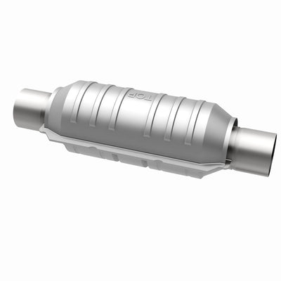 MagnaFlow Catalytic Converter 2 in Inlet 2 in Outlet 11 in Length SS-Catalytic Converter Universal-Deviate Dezigns (DV8DZ9)