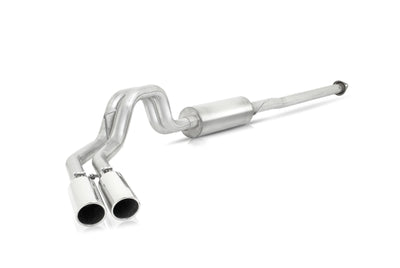 Gibson 15-19 Ford F-150 XL 5.0L 3in/2.5in Cat-Back Dual Sport Exhaust - Stainless-Catback-Deviate Dezigns (DV8DZ9)