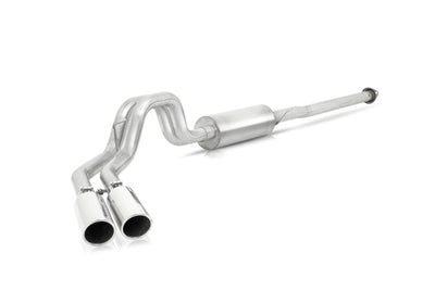 Gibson 15-19 Ford F-150 King Ranch 5.0L 3in/2.5in Cat-Back Dual Sport Exhaust - Stainless-Catback-Deviate Dezigns (DV8DZ9)