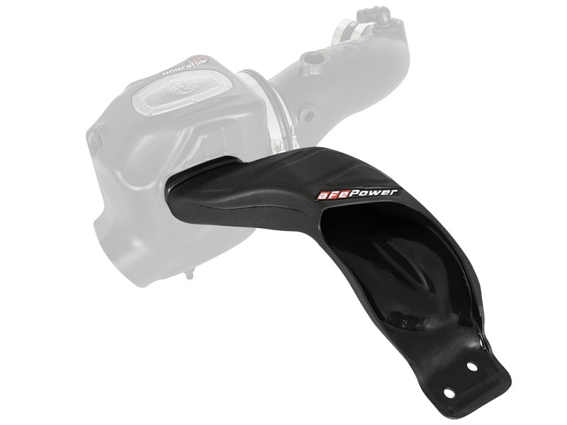 aFe Momentum HD Dynamic Air Scoop 08-10 Ford Diesel Trucks V8-6.7L (td)-Air Intake Components-Deviate Dezigns (DV8DZ9)