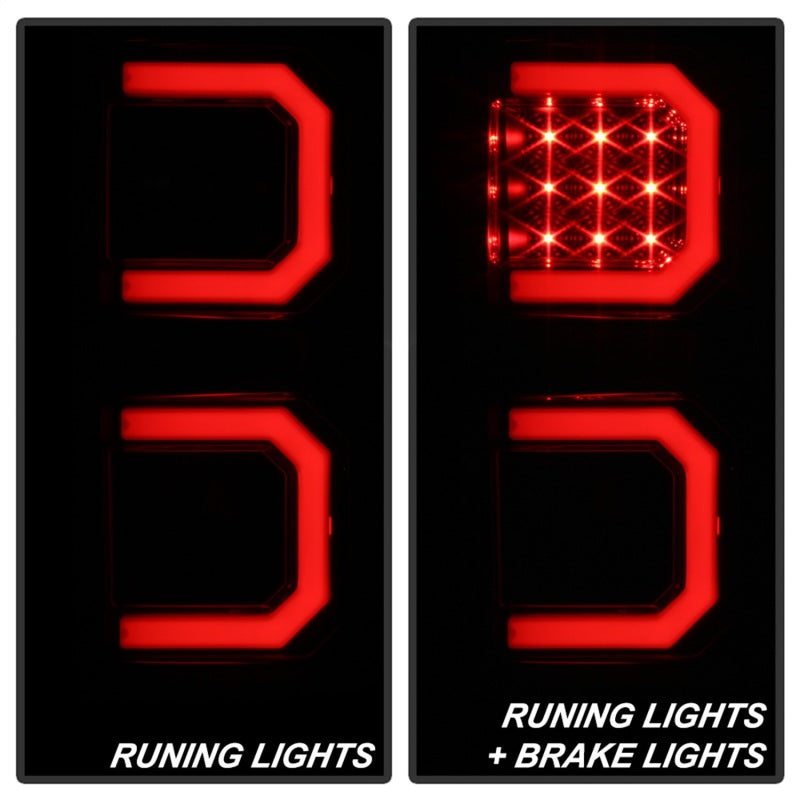 Spyder 07-13 Toyota Tundra V2 Light Bar LED Tail Lights - Smoke ALT-YD-TTU07V2-LB-BSM-Tail Lights-Deviate Dezigns (DV8DZ9)