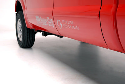 AMP Research 2004-2007 Ford F250/F350/450 All Cabs PowerStep - Black-Running Boards-Deviate Dezigns (DV8DZ9)