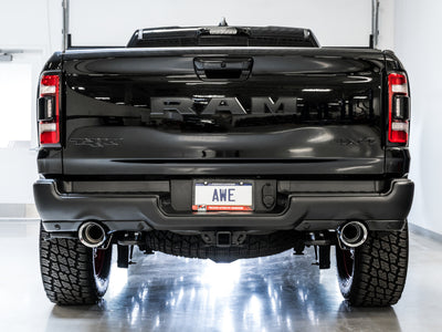 AWE Tuning 2021 RAM 1500 TRX 0FG Cat-Back Exhaust - Chrome Silver Tips-Catback-Deviate Dezigns (DV8DZ9)