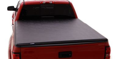 Lund 07-13 Chevy Silverado 1500 Fleetside (6.6ft. Bed) Hard Fold Tonneau Cover - Black-Tonneau Covers - Hard Fold-Deviate Dezigns (DV8DZ9)