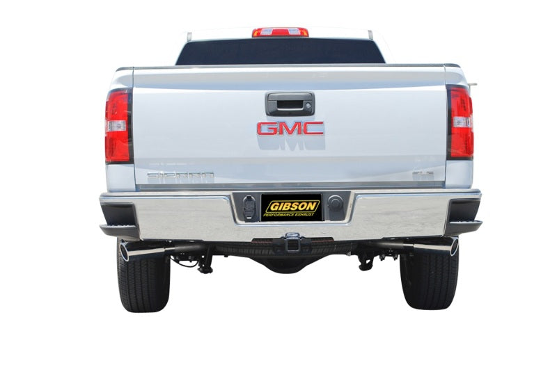 Gibson 2017 GMC Sierra 1500 Base 5.3L 3in/2.25in Cat-Back Dual Extreme Exhaust - Stainless-Catback-Deviate Dezigns (DV8DZ9)