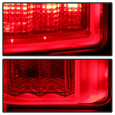 Spyder 18-19 Ford F-150 (w/o Blind Spot Sensor) LED Tail Lights - Red Clear (ALT-YD-FF15018-LED-RC)-Tail Lights-Deviate Dezigns (DV8DZ9)