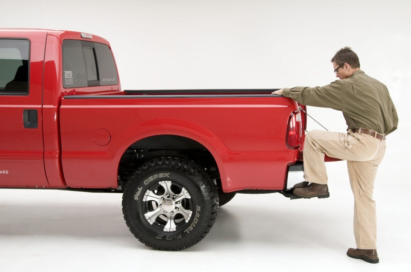 AMP Research 1999-2016 Ford F-250/350/450 BedStep - Black-Bed Steps-Deviate Dezigns (DV8DZ9)