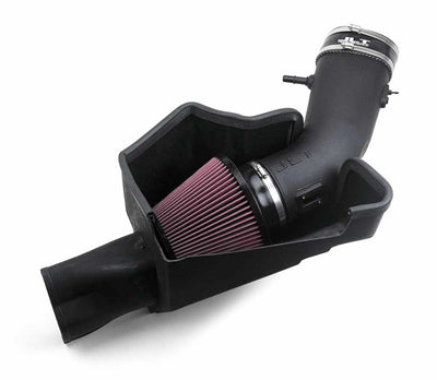 JLT 15-17 Ford Mustang GT (w/Roush/VMP Supercharger) Blk Tex CAI Kit w/Red Filter - Tune Req-Cold Air Intakes-Deviate Dezigns (DV8DZ9)